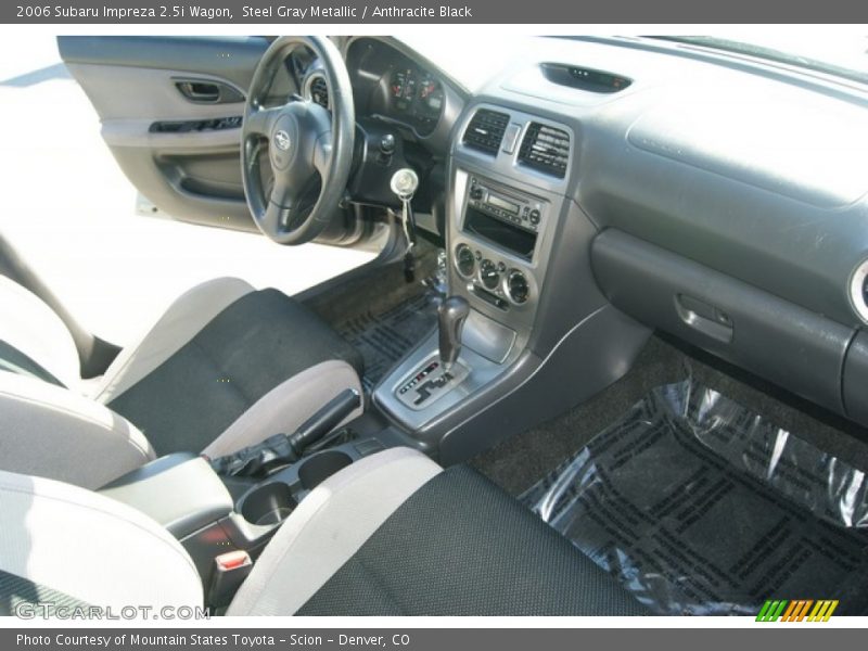 Steel Gray Metallic / Anthracite Black 2006 Subaru Impreza 2.5i Wagon