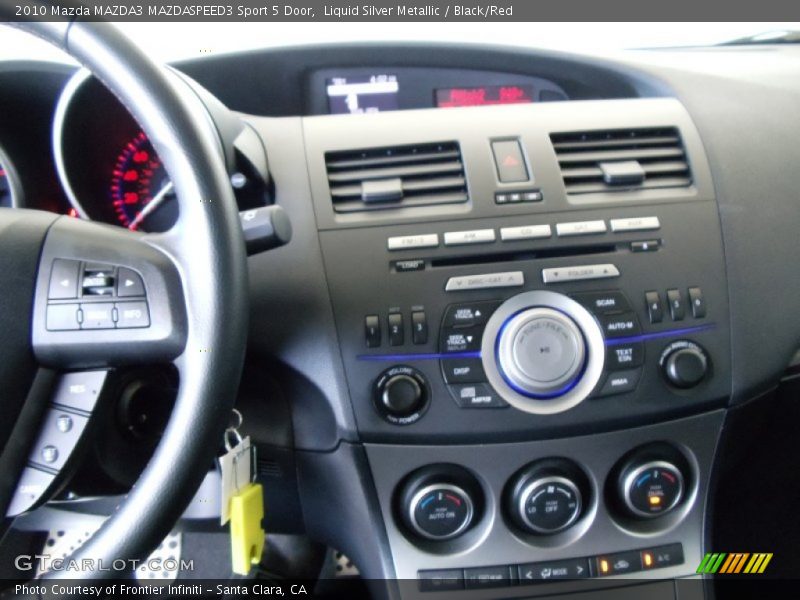 Liquid Silver Metallic / Black/Red 2010 Mazda MAZDA3 MAZDASPEED3 Sport 5 Door