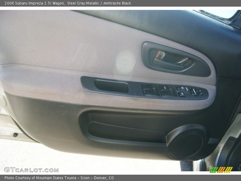 Steel Gray Metallic / Anthracite Black 2006 Subaru Impreza 2.5i Wagon