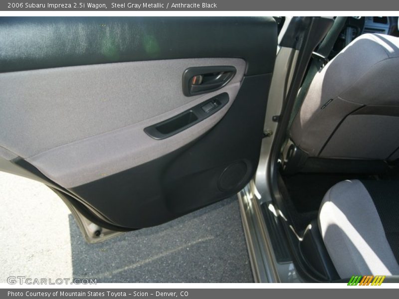 Steel Gray Metallic / Anthracite Black 2006 Subaru Impreza 2.5i Wagon