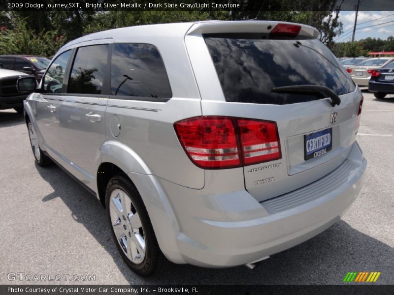 Bright Silver Metallic / Dark Slate Gray/Light Graystone 2009 Dodge Journey SXT