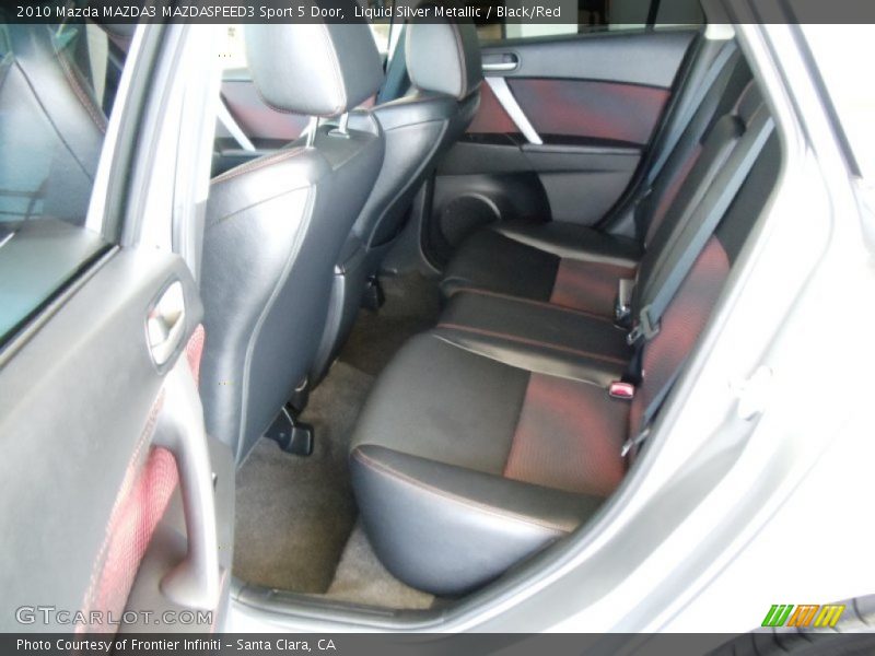 Liquid Silver Metallic / Black/Red 2010 Mazda MAZDA3 MAZDASPEED3 Sport 5 Door