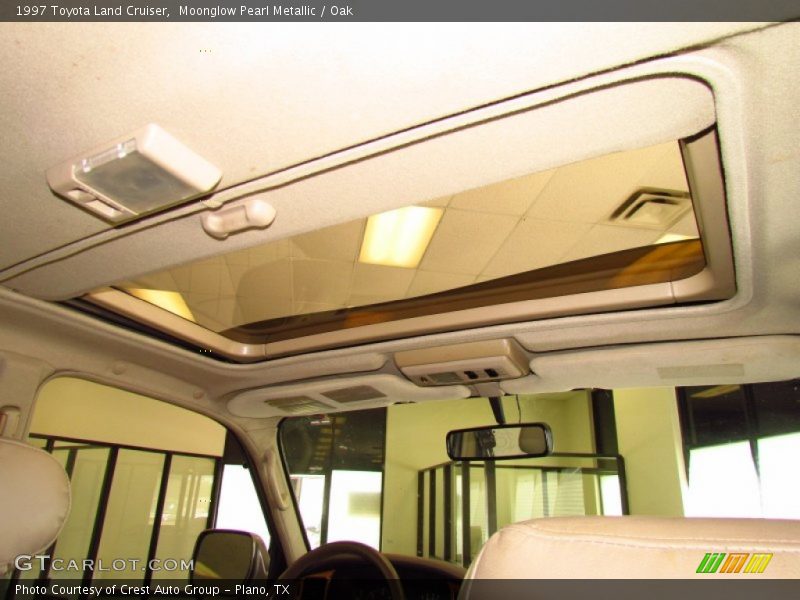 Moonglow Pearl Metallic / Oak 1997 Toyota Land Cruiser