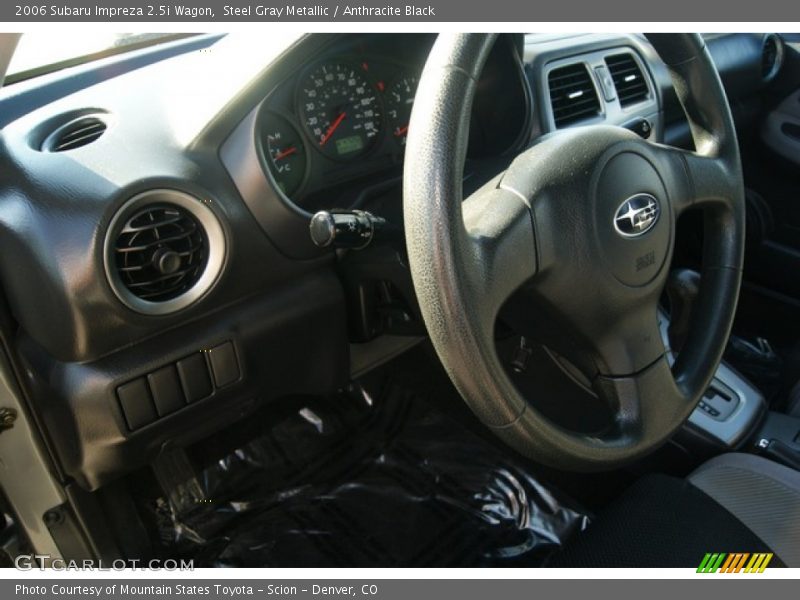 Steel Gray Metallic / Anthracite Black 2006 Subaru Impreza 2.5i Wagon