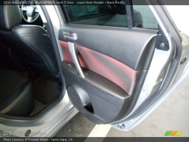 Liquid Silver Metallic / Black/Red 2010 Mazda MAZDA3 MAZDASPEED3 Sport 5 Door