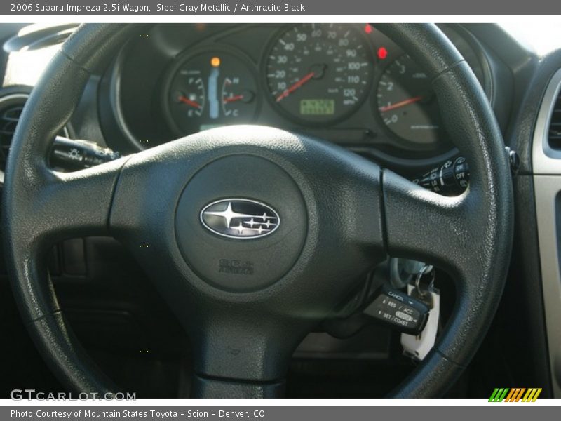 Steel Gray Metallic / Anthracite Black 2006 Subaru Impreza 2.5i Wagon