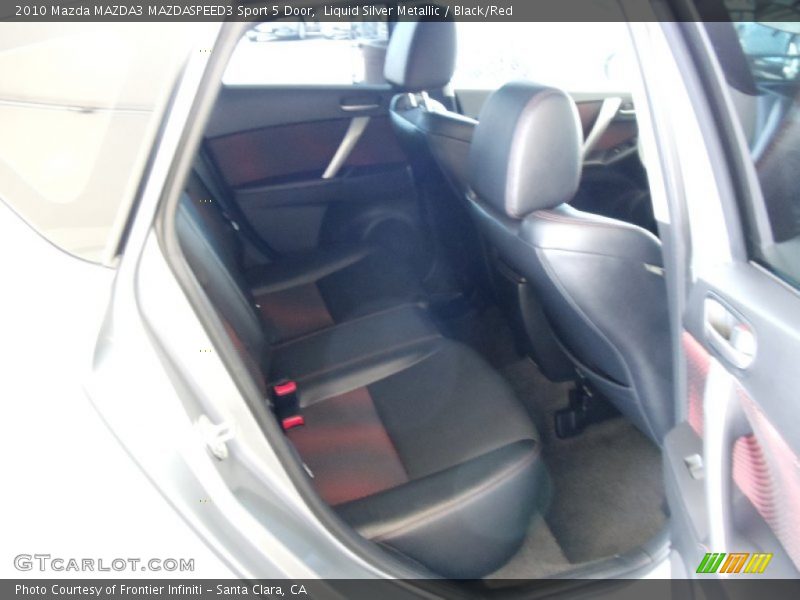 Liquid Silver Metallic / Black/Red 2010 Mazda MAZDA3 MAZDASPEED3 Sport 5 Door