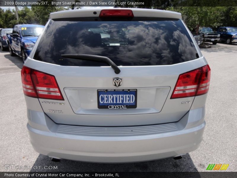 Bright Silver Metallic / Dark Slate Gray/Light Graystone 2009 Dodge Journey SXT
