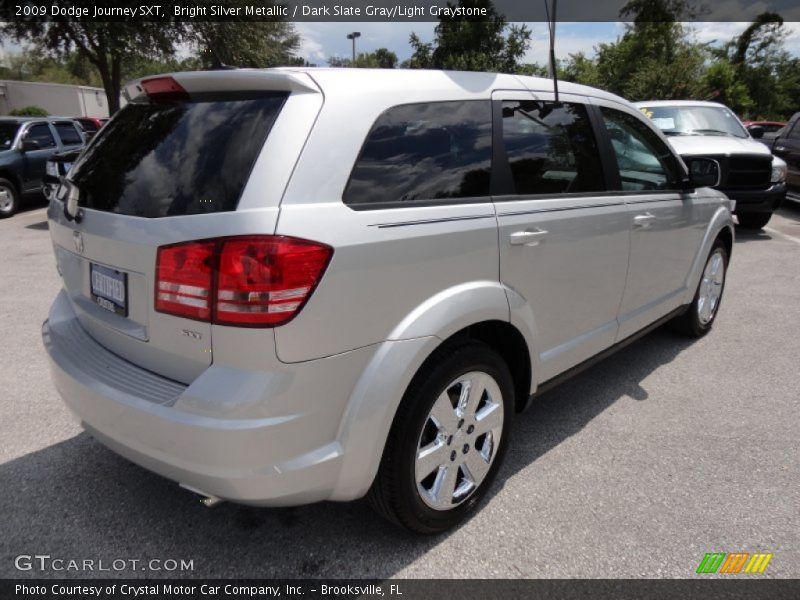 Bright Silver Metallic / Dark Slate Gray/Light Graystone 2009 Dodge Journey SXT