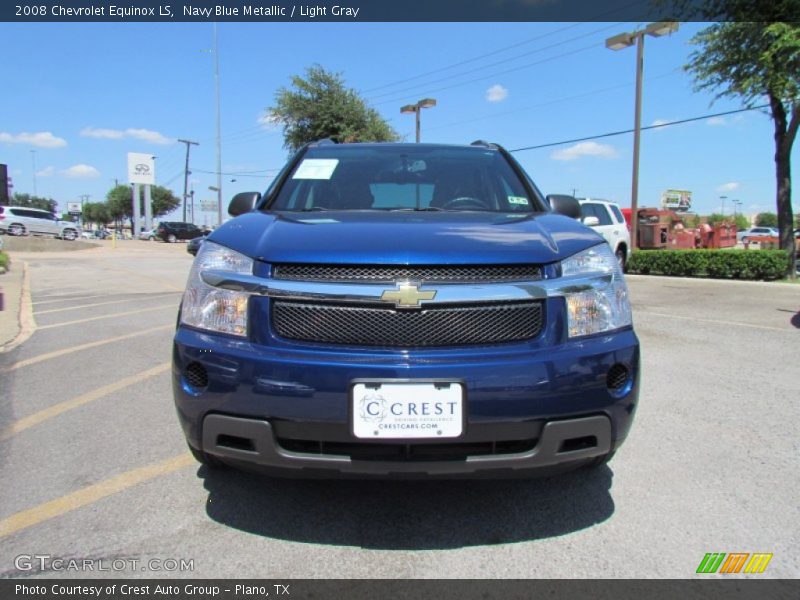 Navy Blue Metallic / Light Gray 2008 Chevrolet Equinox LS