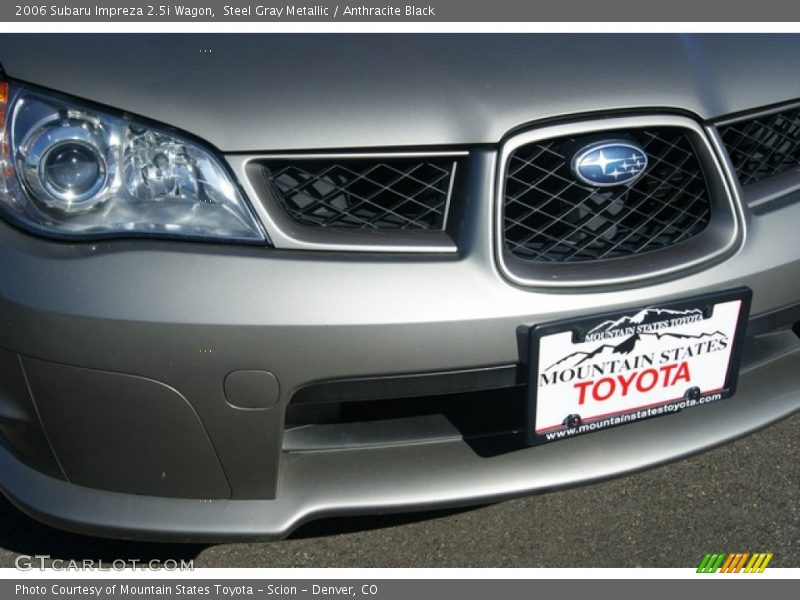 Steel Gray Metallic / Anthracite Black 2006 Subaru Impreza 2.5i Wagon