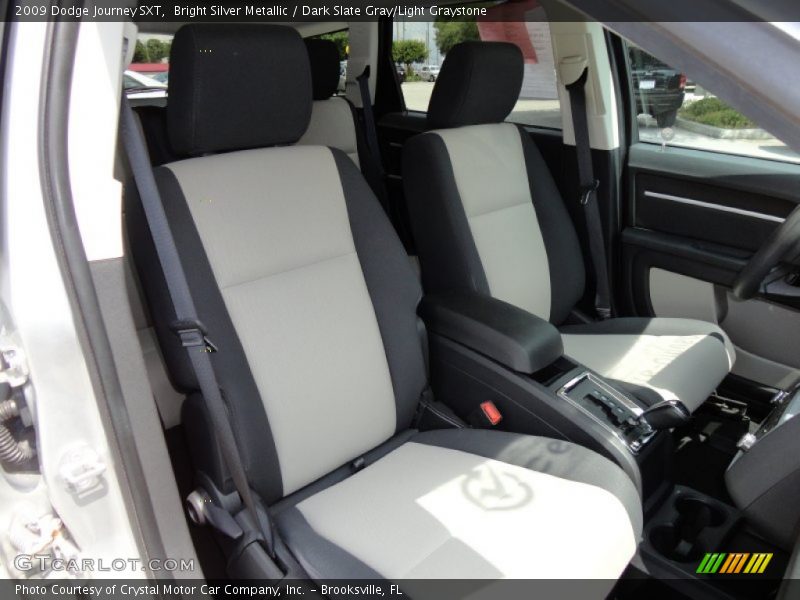 Bright Silver Metallic / Dark Slate Gray/Light Graystone 2009 Dodge Journey SXT
