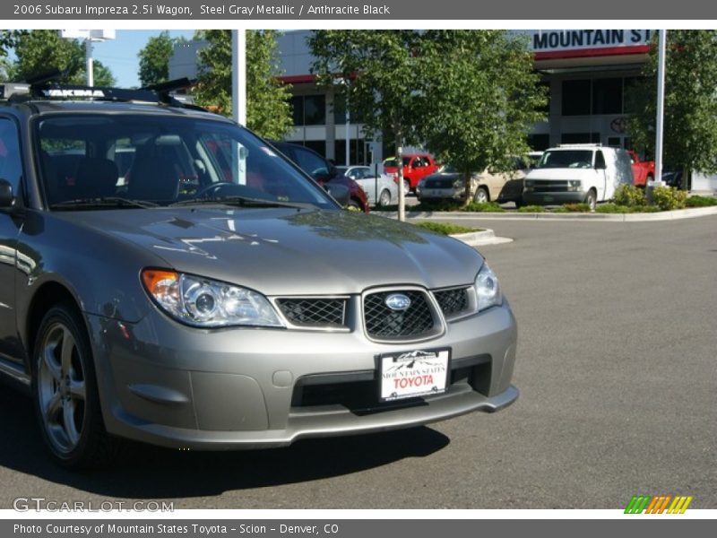 Steel Gray Metallic / Anthracite Black 2006 Subaru Impreza 2.5i Wagon