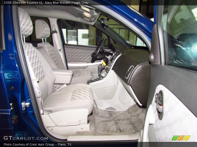 Navy Blue Metallic / Light Gray 2008 Chevrolet Equinox LS
