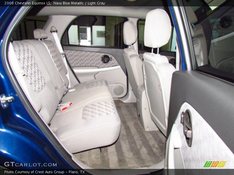 Navy Blue Metallic / Light Gray 2008 Chevrolet Equinox LS