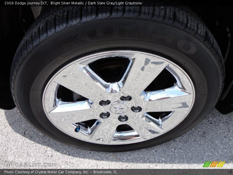 Bright Silver Metallic / Dark Slate Gray/Light Graystone 2009 Dodge Journey SXT