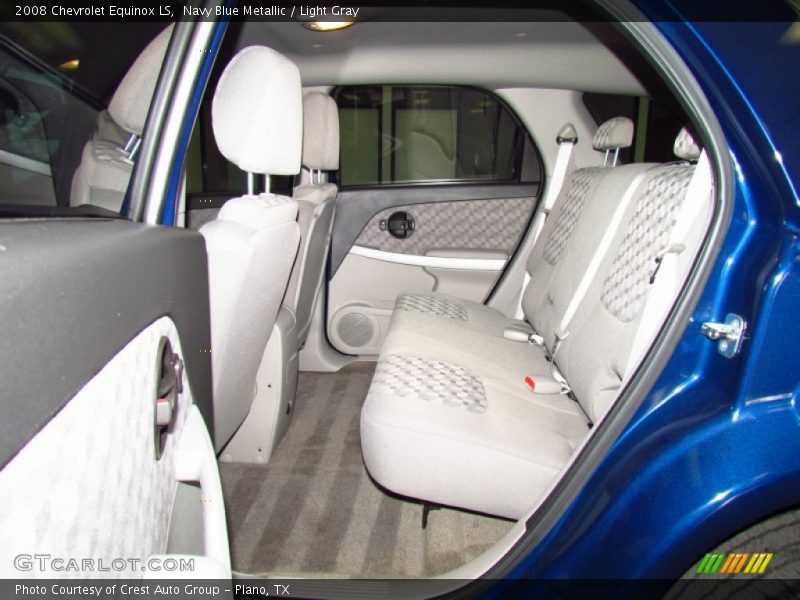 Navy Blue Metallic / Light Gray 2008 Chevrolet Equinox LS