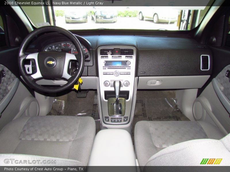 Navy Blue Metallic / Light Gray 2008 Chevrolet Equinox LS