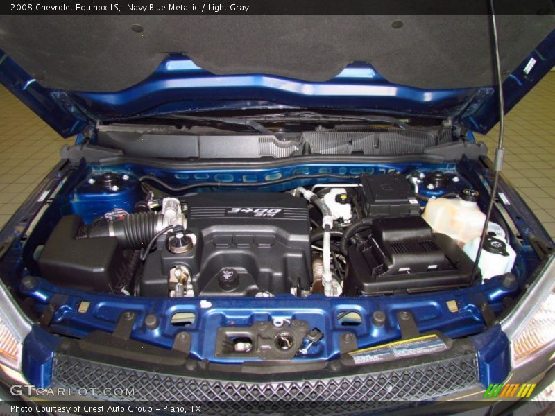 Navy Blue Metallic / Light Gray 2008 Chevrolet Equinox LS