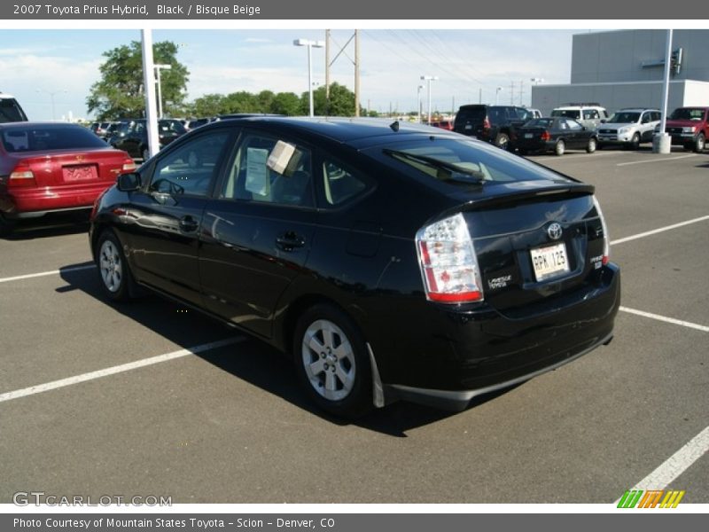 Black / Bisque Beige 2007 Toyota Prius Hybrid