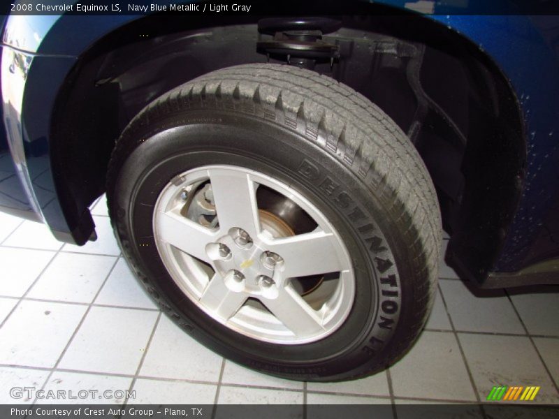 Navy Blue Metallic / Light Gray 2008 Chevrolet Equinox LS