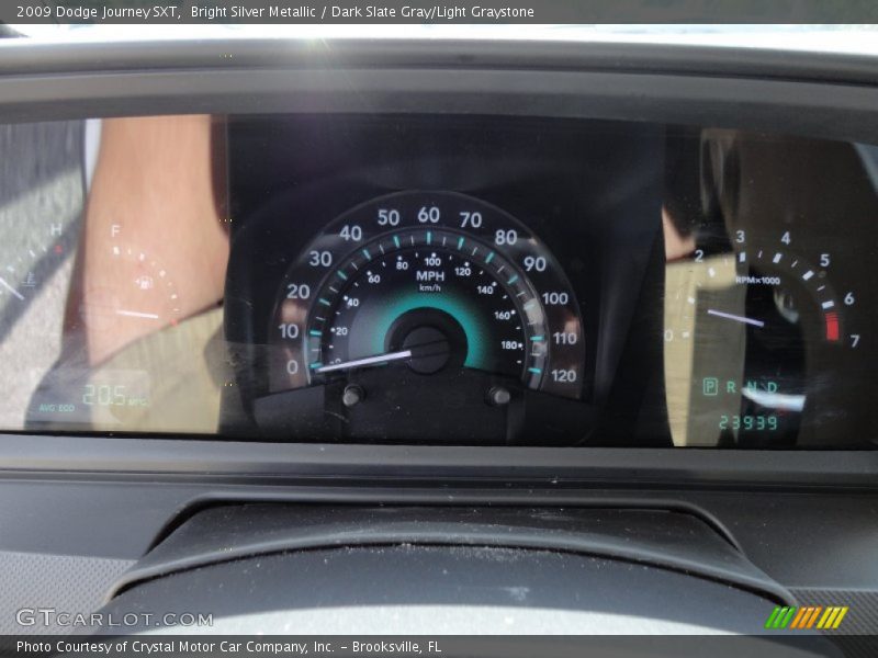 Bright Silver Metallic / Dark Slate Gray/Light Graystone 2009 Dodge Journey SXT