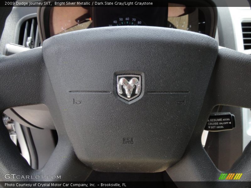 Bright Silver Metallic / Dark Slate Gray/Light Graystone 2009 Dodge Journey SXT