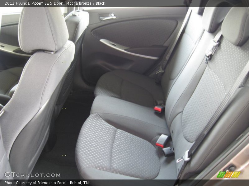 Mocha Bronze / Black 2012 Hyundai Accent SE 5 Door