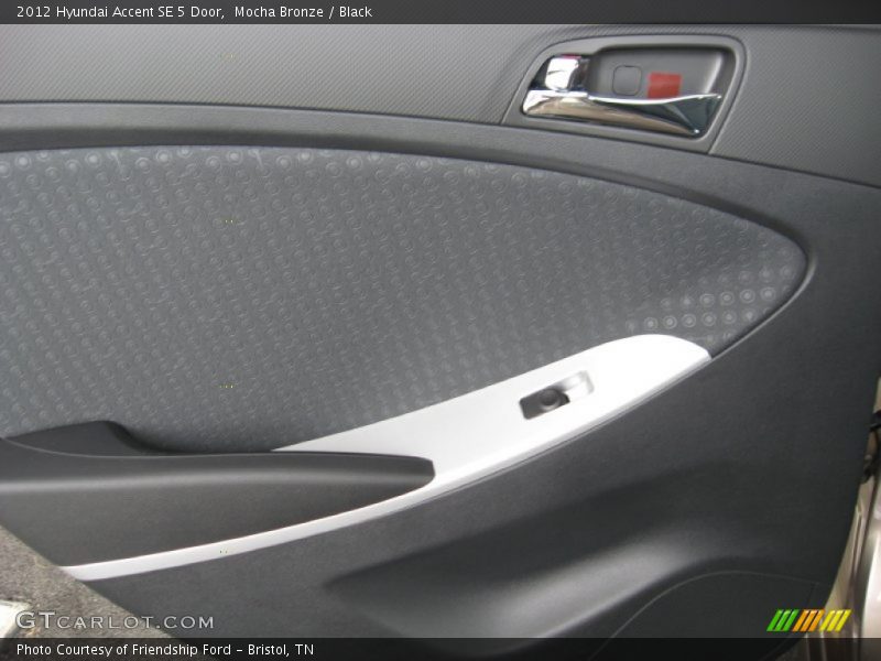 Mocha Bronze / Black 2012 Hyundai Accent SE 5 Door