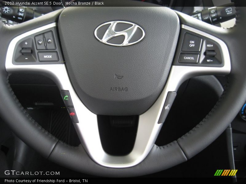  2012 Accent SE 5 Door Steering Wheel
