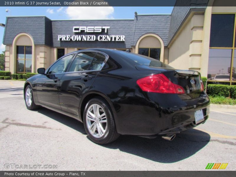 Obsidian Black / Graphite 2010 Infiniti G 37 Journey Sedan