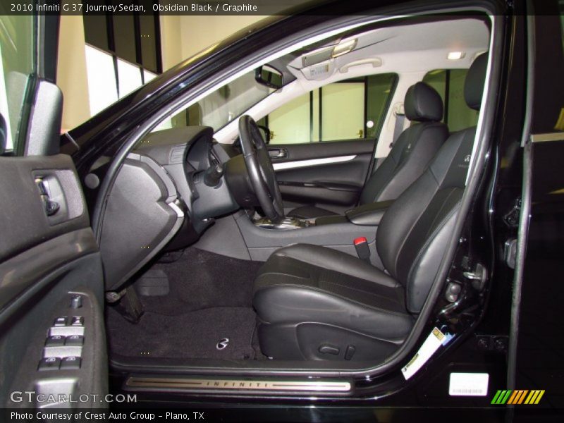 Obsidian Black / Graphite 2010 Infiniti G 37 Journey Sedan