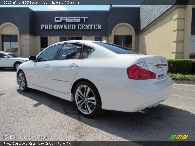 Moonlight White / Graphite 2010 Infiniti M 35 Sedan