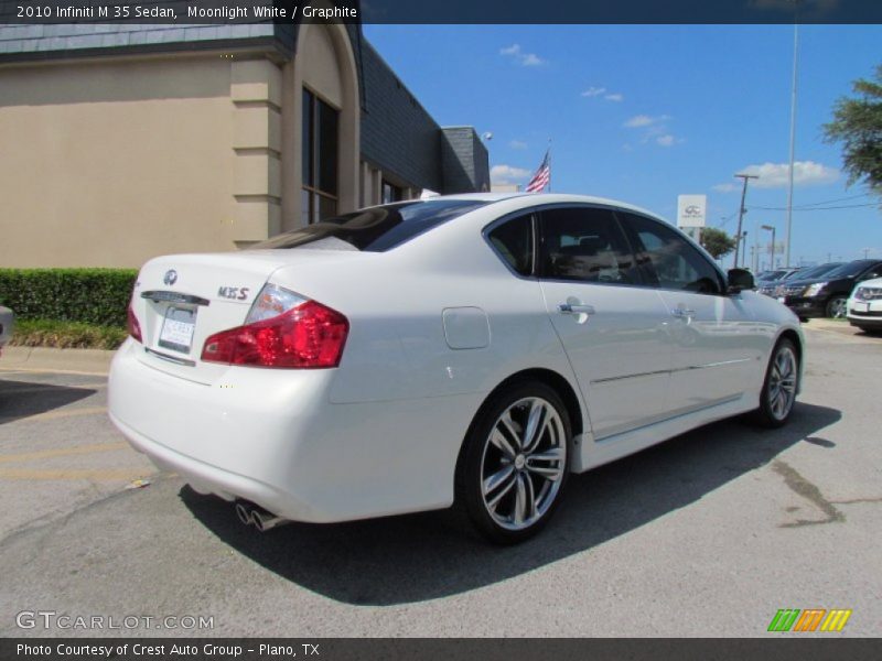 Moonlight White / Graphite 2010 Infiniti M 35 Sedan