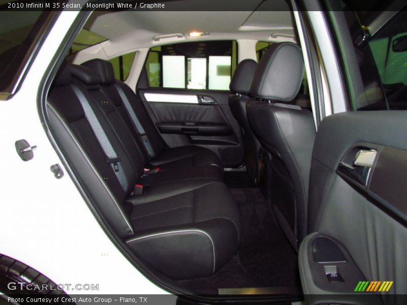 Moonlight White / Graphite 2010 Infiniti M 35 Sedan