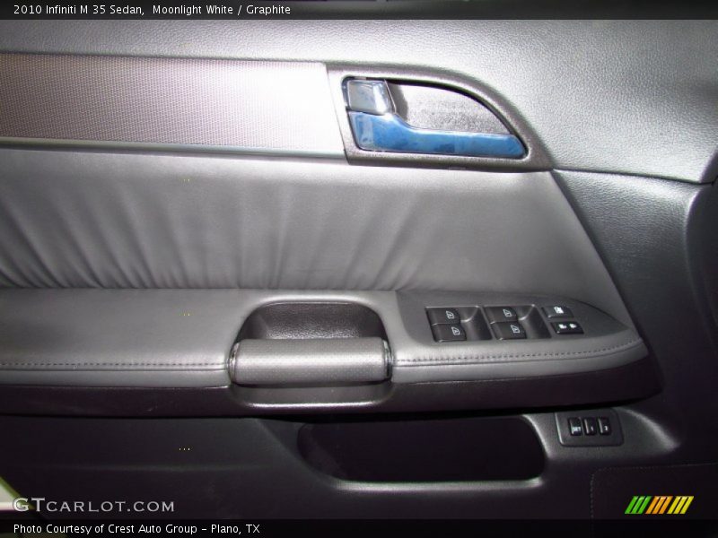 Moonlight White / Graphite 2010 Infiniti M 35 Sedan