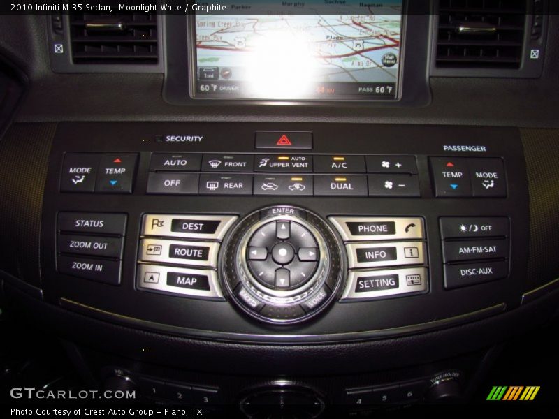 Moonlight White / Graphite 2010 Infiniti M 35 Sedan