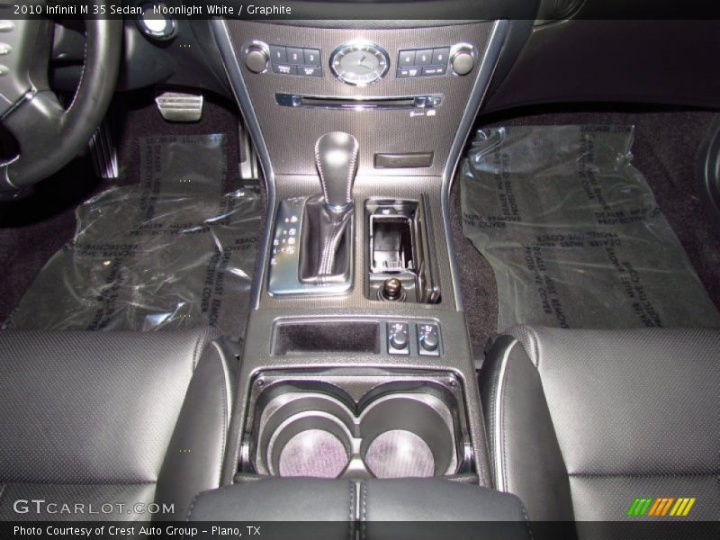 Moonlight White / Graphite 2010 Infiniti M 35 Sedan