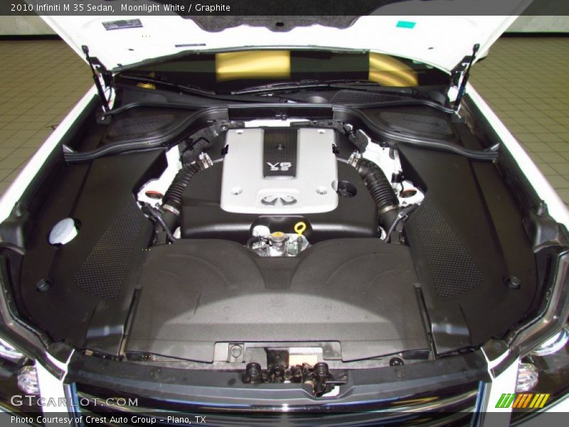 Moonlight White / Graphite 2010 Infiniti M 35 Sedan