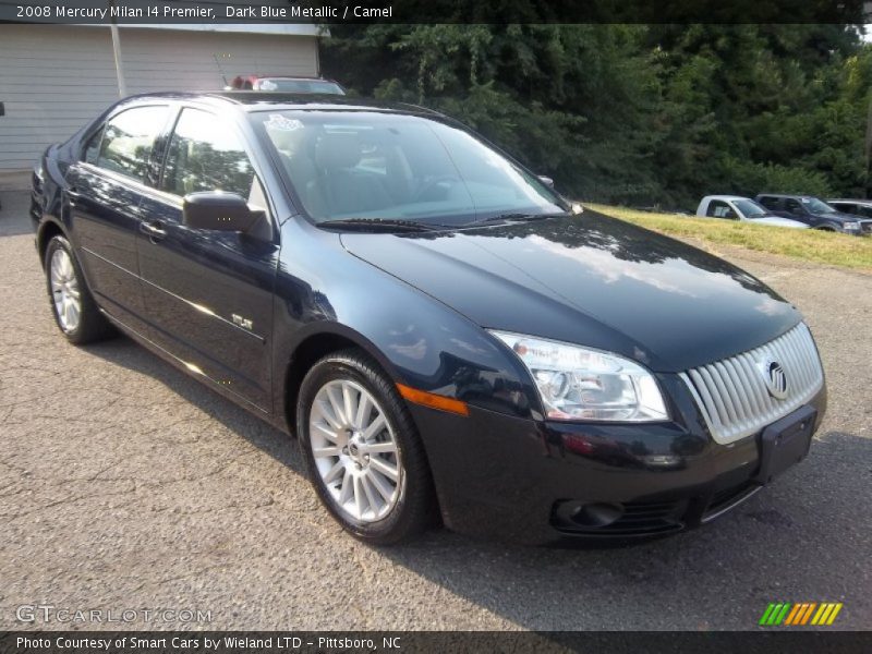 Dark Blue Metallic / Camel 2008 Mercury Milan I4 Premier