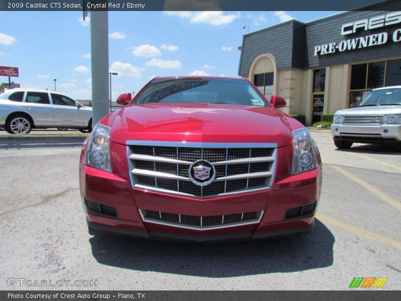 Crystal Red / Ebony 2009 Cadillac CTS Sedan