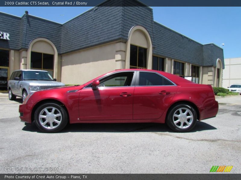 Crystal Red / Ebony 2009 Cadillac CTS Sedan