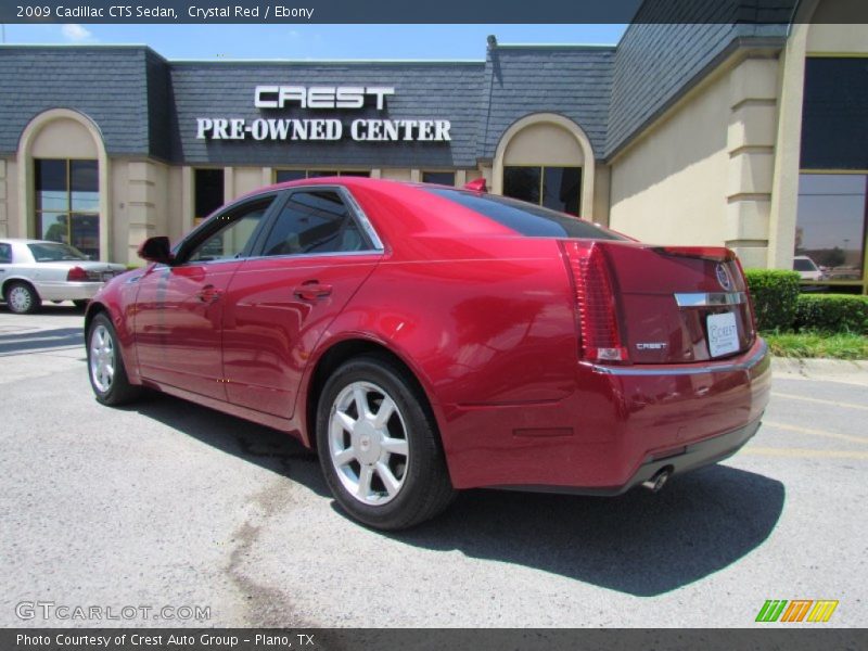 Crystal Red / Ebony 2009 Cadillac CTS Sedan