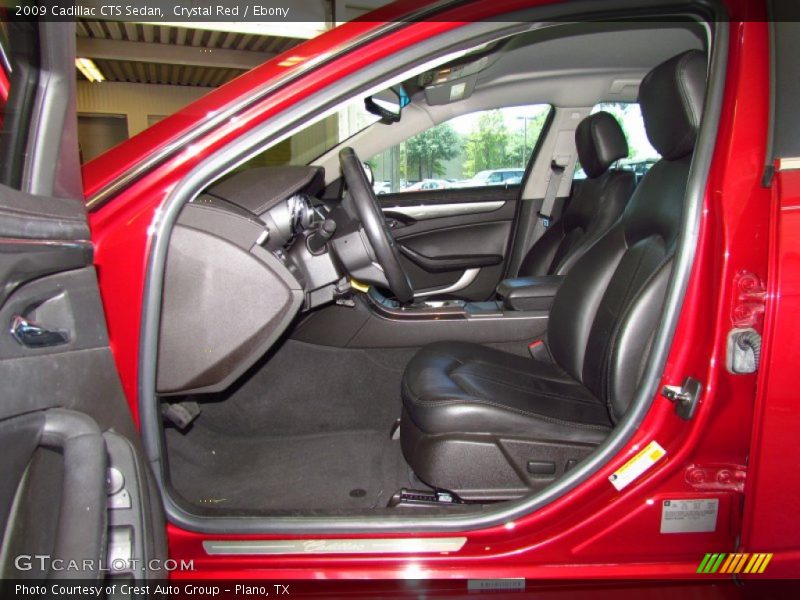 Crystal Red / Ebony 2009 Cadillac CTS Sedan