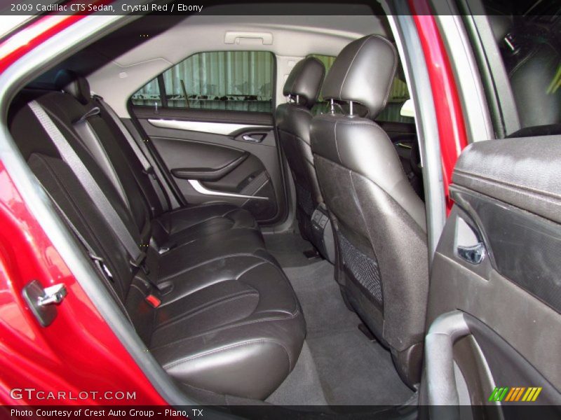Crystal Red / Ebony 2009 Cadillac CTS Sedan