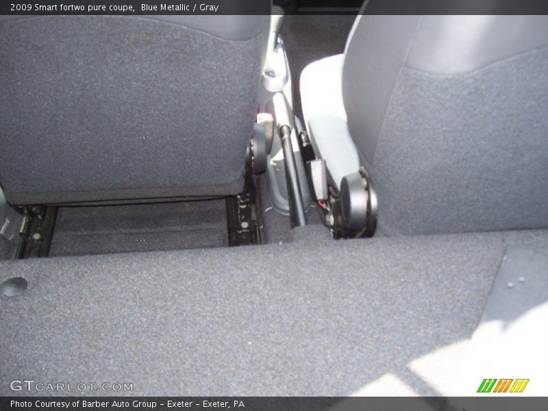 Blue Metallic / Gray 2009 Smart fortwo pure coupe