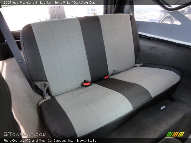 Stone White / Dark Slate Gray 2005 Jeep Wrangler Unlimited 4x4