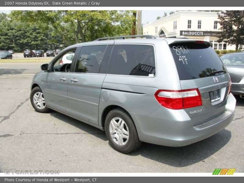 Slate Green Metallic / Gray 2007 Honda Odyssey EX