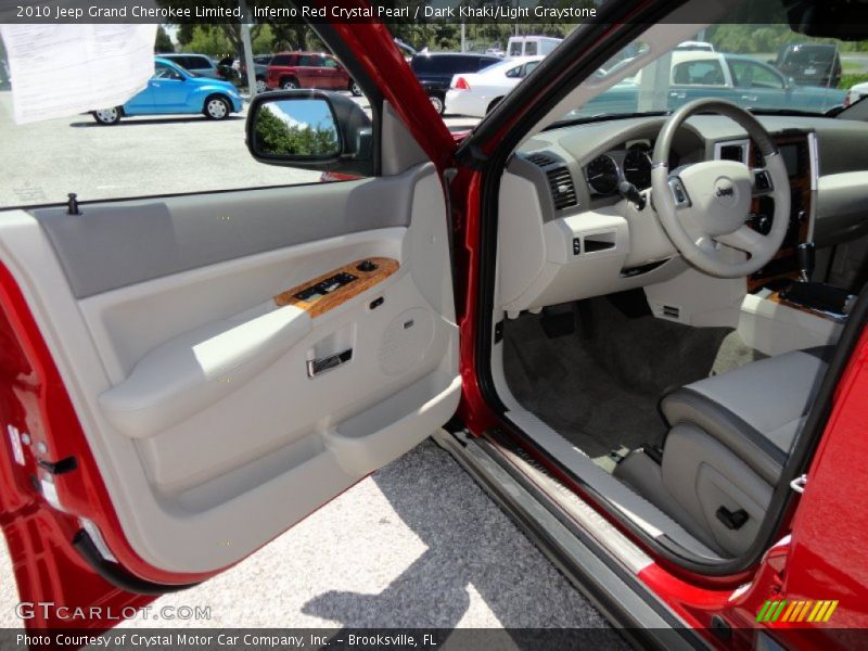  2010 Grand Cherokee Limited Dark Khaki/Light Graystone Interior