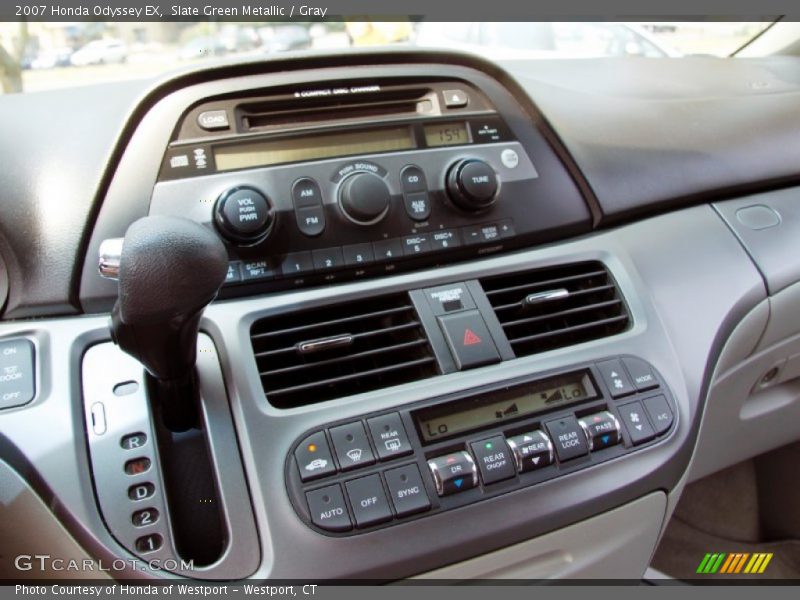 Slate Green Metallic / Gray 2007 Honda Odyssey EX
